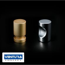 VENTURA concept Ручки-кнопки Д30 Золото и Д29 Серебро (глянец)