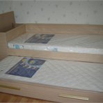 Мебель для детской Две кровати в одной с бельевой тумбой