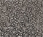 SIBU Design LL Floral Black/Silver mat
