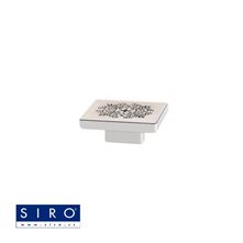 SIRO Leather collection Кнопка з квітковим малюнком Leather collection SM815I-60MV11LS11
