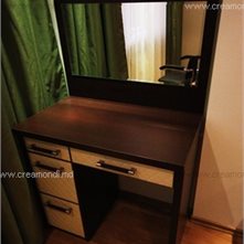  Мебель для спальни Косметический столик с зеркалом и ручками Siro