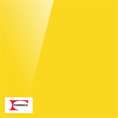 FormicaHPL-ламинат FormicaChrome Yellow F1485 (Желтый)