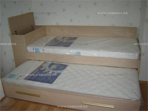 Мебель для детскойДве кровати в одной с бельевой тумбой