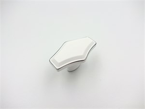 Giuliani Ручка кнопка 8097-knob-CP+White matt-LD.